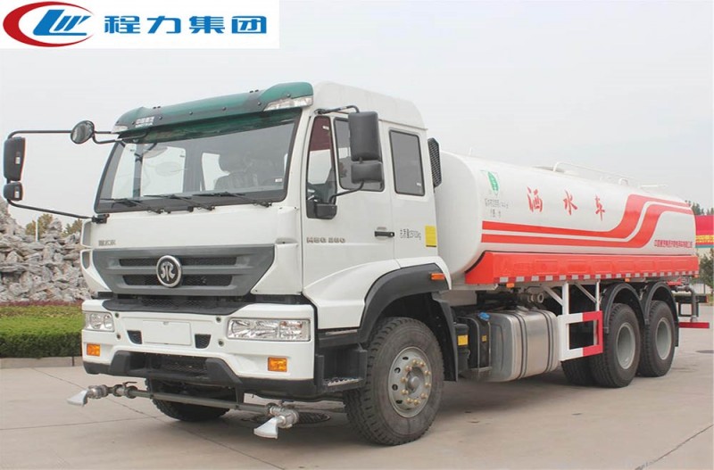 重汽斯太爾后雙橋灑水車(18-22方)