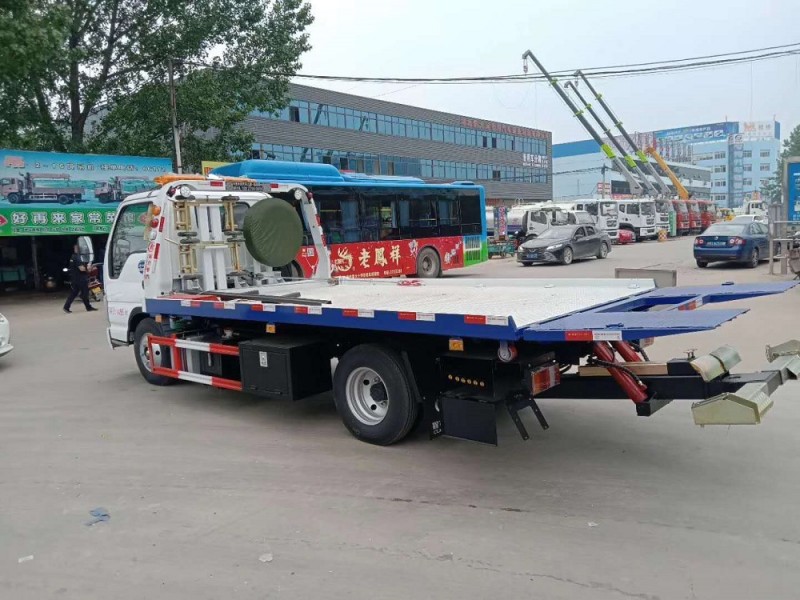 五十鈴藍牌一拖二清障車