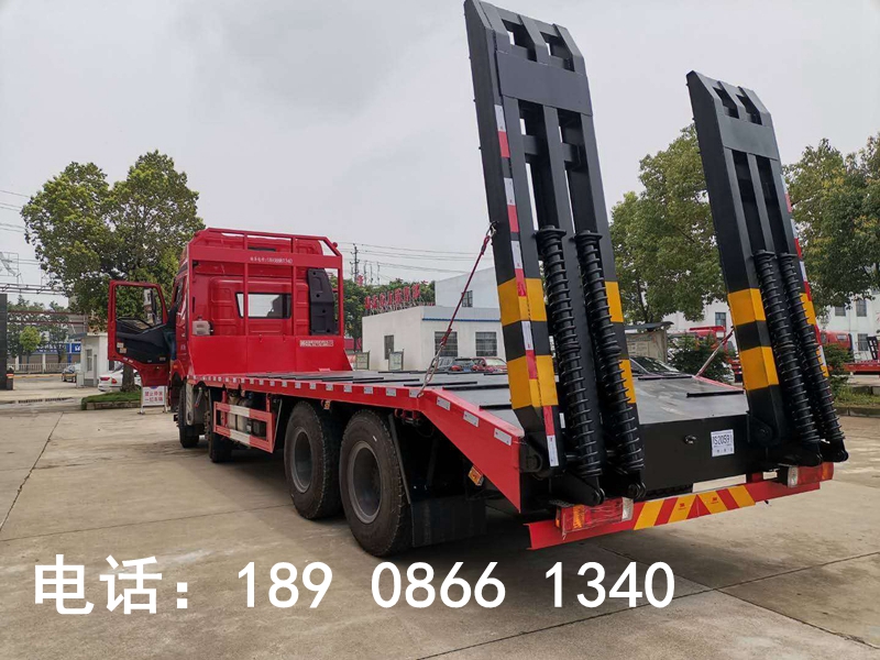 解放J6前四后八平板運(yùn)輸車圖片