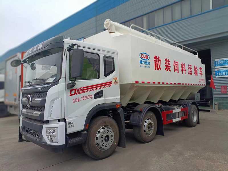 東風(fēng)華神小三軸散裝飼料運輸車(32方）